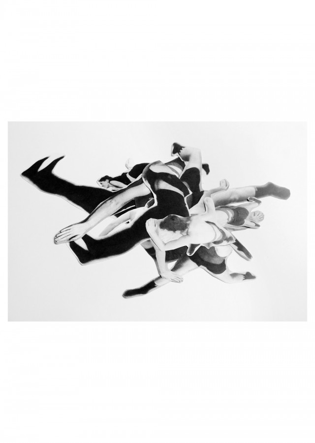 Enchevêtrement - Grand format sur fond blanc - 120x150cm - 800€